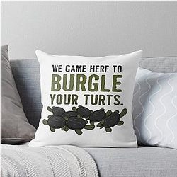 Over the Garden Wall Burgle Turts Schildkröten Pfeil Kissen