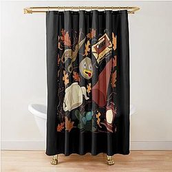 Over the Garden Wall Pattern Shower Curtain