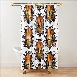 Over the Wall Garden Beast Shower Curtain