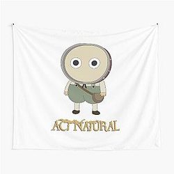 Act Naturally Over The Garden Wall Tapestry
