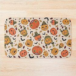 Over the Garden Wall Halloween Pattern Bath Mat
