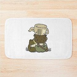 Greg and The Frog Over the Garden Wall Bath Mat