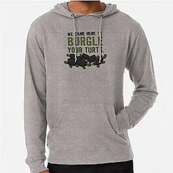 Burgle Your Garden Wall Lightweight Hoodie
