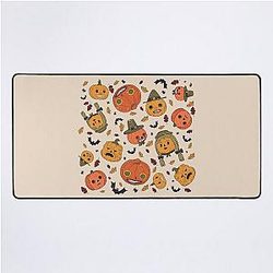 Over the Garden Wall Halloween Pattern Desk Mat