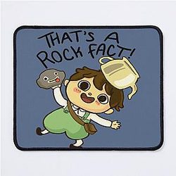 Greg Rock Fact Over Garden Mouse Pad
