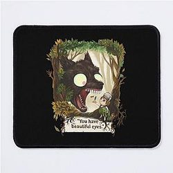 You have beautiful eyes - over garden wall Mouse Pad