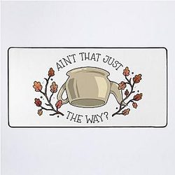 Ain't that the way over the garden wall beast desk mat