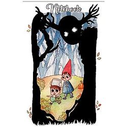 Over the Garden Wall Notebook: 6"x9" inches, soft cover, 110 pages, lined journal for home, school, office