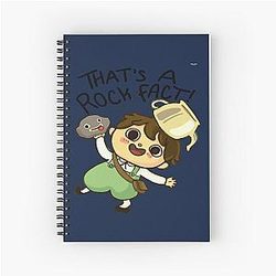 Greg Rock Spiral Notebook Over the Garden Wall