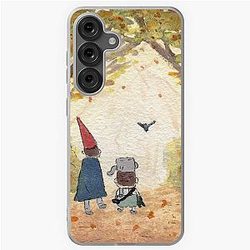 Through the Woods - Original Watercolor Painting, Fall Forest Art, Over the Garden Wall Inspired, Wirt Greg Art Samsung Galaxy Soft Case