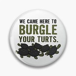 Burgle the Over Garden Wall Pin