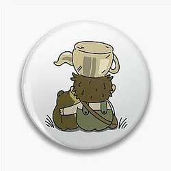 Greg and the Frog Over the Garden Wall Pin