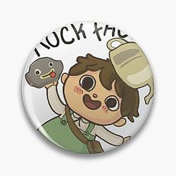 Greg Rock Facts Over the Garden Wall Pin