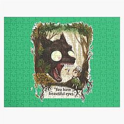 You have beautiful eyes over the garden wall Photographic Print Jigsaw Puzzle