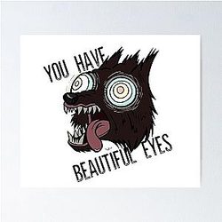 Over the Garden Wall You Have Beautiful Eyes Poster