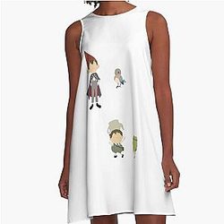 Mini Minimalist A-Line Dress Over the Garden Wall