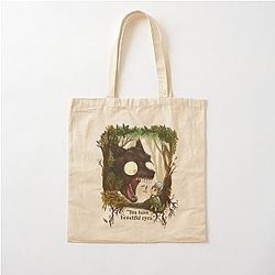 You have beautiful eyes over the garden wall Cotton Tote Bag