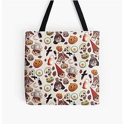 Over Garden Wall Pattern Print Tote Bag