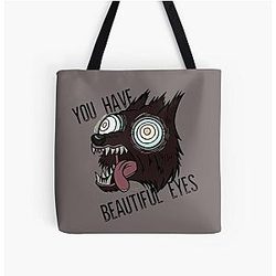 Over the Garden Wall You Have Beautiful Eyes All Over Print Tote Bag