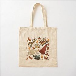 Over the Garden Wall Pattern Cotton Tote Bag