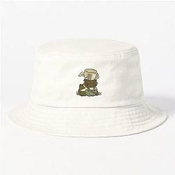 Greg and the Frog Over Garden Wall Bucket Hat