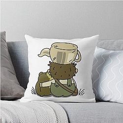 Greg and the Frog Over the Garden Wall Throw Pillow
