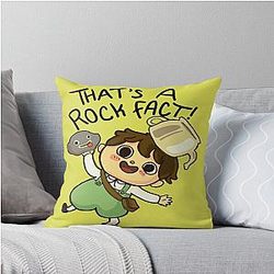 Greg Rock Fact Over the Garden Wall Throw Pillow