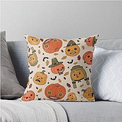 Over the Garden Wall Halloween Throw Pillow