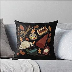 Over The Garden Wall Pattern Throw Pillow