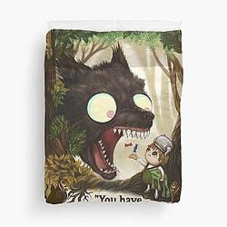 You Have Beautiful Eyes Over the Garden Wall Duvet Cover
