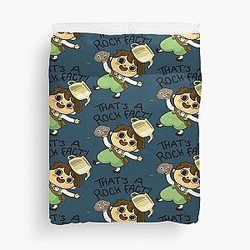 Greg Rock Over Garden Wall Duvet Cover