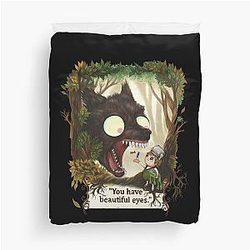 You have beautiful eyes over the garden wall duvet cover