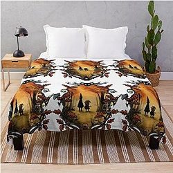 Over the Garden Wall Beast Throw Blanket