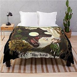 You have beautiful eyes over the garden throw blanket