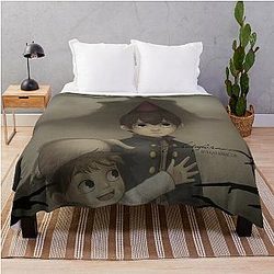 Over the Garden Wall Halloween Throw Blanket