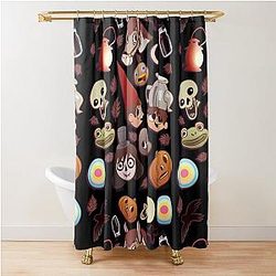 Over the Garden Wall Shower Curtain