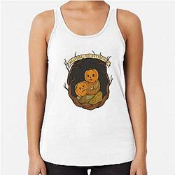 Welcome to Pottsfield Over the Garden Wall Racerback Tank Top