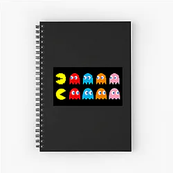 Pac-Man Merch For Fans Pac Man Notebook