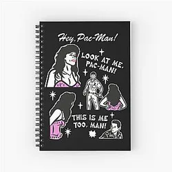 Hey Pac-Man Spiral Notebook