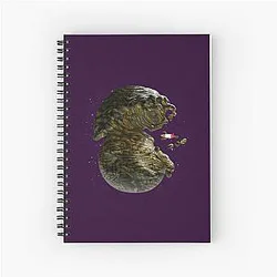 Alternate Universe PacMan Spiral Notebook