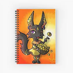 Patra from Pacman Spiral Notebook
