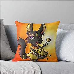 Pac-Man Party Throw Pillow