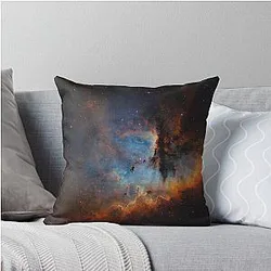 The Pacman Nebula Throw Pillow