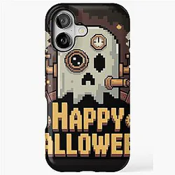 Punk Ghost Pac-Man iPhone Tough Case