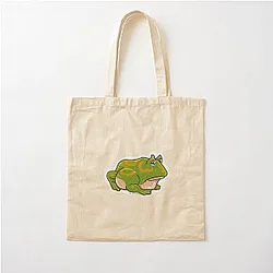 Pac-Man frog Cotton Tote Bag
