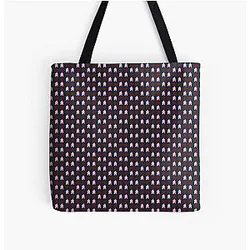 Pixel Pac-Man All Over Print Tote Bag