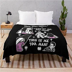 Hey Pac-Man Look Me Pac-Man Throw Blanket