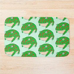 Pac-Man Frog Bath Mat