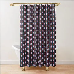 Pixel Pac-Man Shower Curtain