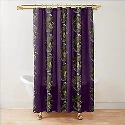 Alternate Universe PacMan Shower Curtain